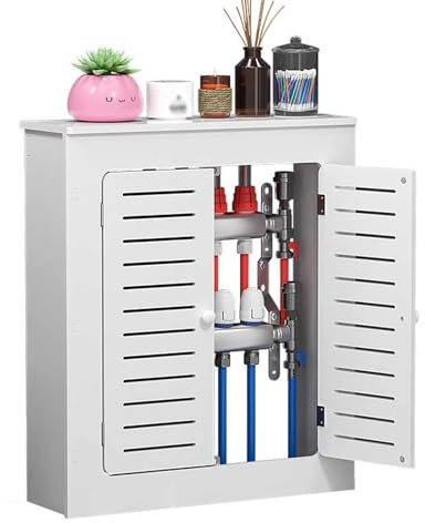 Radiator Shelf Cover Shelves Cabinet Top Shelf Modern Radiator cover, Louvered Grill Shelf Cabinet, Organizer Bathroom Floor Cabinet, Slatted Design Heater Cover Cabinet, Living Room Bedroom