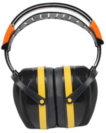 QSTDGVPW Muffs of Noise Cancellation Ear, Ear Plugs, Light Soundproofing, Battery Headphones, Supplies for, Yellow