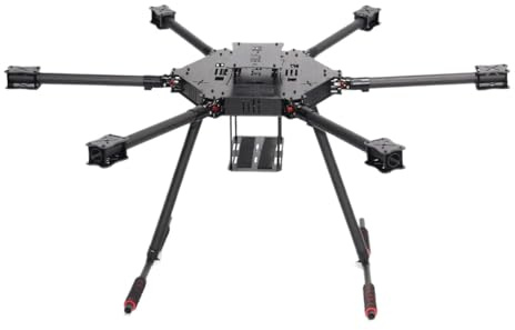 Angeltoy F960 Full Carbon Fiber ZD960 Hexa-Rotor Frame Foldable Arm Hexacopter Frame Kit With Landing Gear,Compatible For FPV PIXHAWK Flight