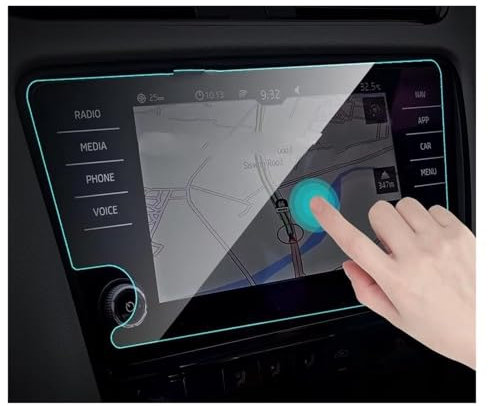 Navi Displayschutzfolie 8 Zoll Für Skoda Für Octavia 2018 2019 2020 Auto GPS Navigation Bildschirm Touch Screen LCD Display Schutz Film GPS Schutzfolie