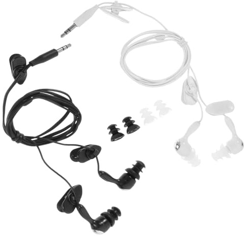 HEALSOPTHY Tappi Auricolari Impermeabili Da Nuoto 2 Pezzi, Protezione Uditiva Per Adulti, Auricolari Da Surf Per Sport Acquatici Come Sci Nautico, Nuoto, Canoa e Doccia, Comodi e Riutilizzabili