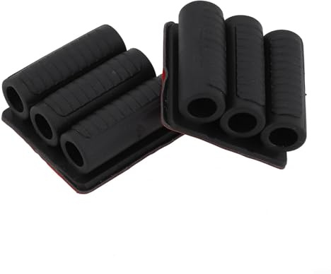 CashMuch Supporto per punte da trapano per utensili elettrici, 2 pinze laterali per punte driver da 1/4, fondina in plastica flessibile a cambio rapido, nero