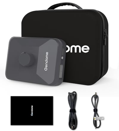 288 Wh 9 000 mAh batteripaket kraftstation för StarLink Mini, StarGrid allt-i-ett-kit bärväska, GENDOME LiFePO4 powerbank upp till 8 timmars drifttid för Starlink mini utomhuscamping