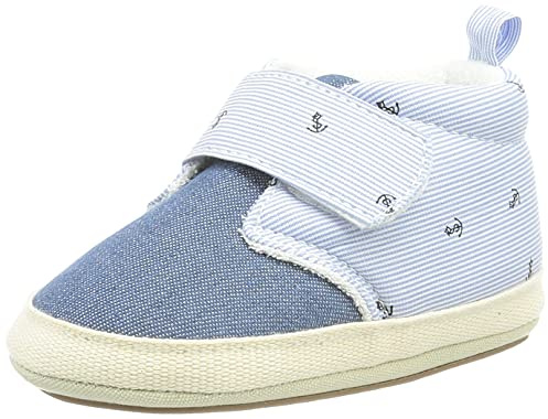 Sterntaler Jungen baby schoen Slipper, Blau Himmel 2301924, 17/18 EU