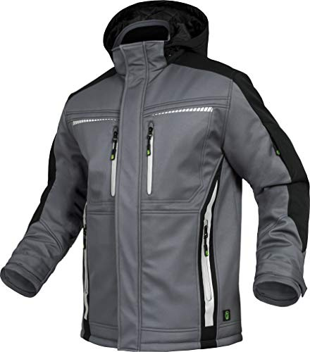 Leib Wächter Flex-Line Winter Softshelljacke (grau/schwarz, L)