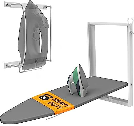 Xabitat Wall Mounted Ironing Board (Gray | With Holder)
