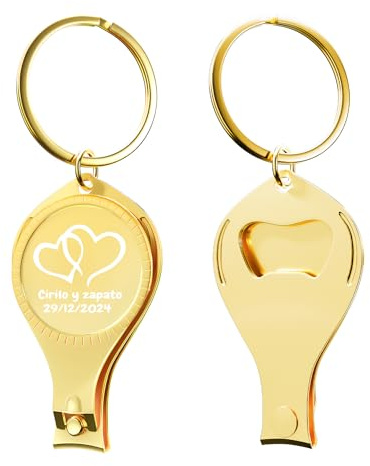 CWYW 60 abrebotellas multifunción personalizados 4 en 1, cortaúñas dorado, cervecería de recuerdos de boda, personalizado privado, regalos multiherramienta para hombres
