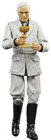Indiana Jones Hasbro F6049 AS Bolton Indiana Jones Walter Donovan Figur, Neutrale Farben (Grau, Schwarz, Weiß), Small