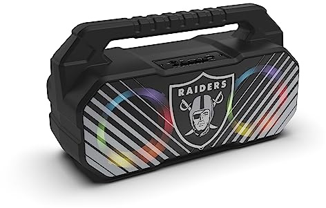 SOAR NFL Wireless Boombox Speaker, Las Vegas Raiders