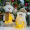 Oneshlee Gnomo Navidad con Luces, Muñeco De Nieve Papa Noel Gnomos Navideños con LED Luz, Decoracion Hogar, Regalo Pequeño, Adornos De Navidad Para la Casa Habitacion Arbol Mesa Puerta Ventana (B)