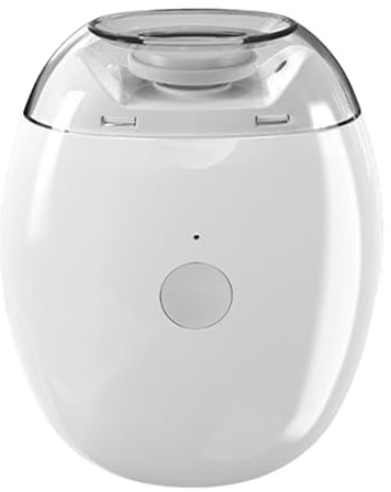 Lime à ongles électrique pour bébé, coupe-ongles portable, 7,1 x 5,6 x 3,2 cm, lime à ongles blanche avec 3 vitesses réglables, coupe-ongles pour, adultes, ABS