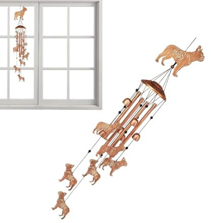 Windspiele für Hunde, Windspiel für Hunde, Außentelefon für Haustiere | Windschlösser für Hunde, Gartendekoration, Eisen-Kunst-Gartendekoration, Ornament
