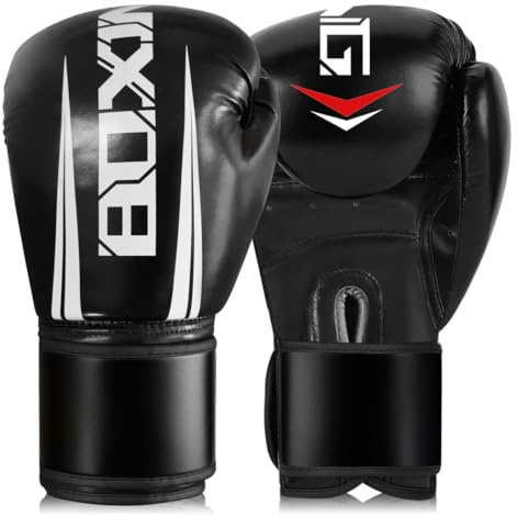 AIBEIJIAN Boxing Gloves for Man and Women,Boxing Training Gloves,Sparring Boxing Gloves,Kickboxing Gloves for Punching Bag, Kickboxing, Muay Thai, MMA(6 8 10 12 14oz)