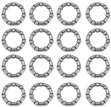 Briny River 16pcs Retenedores de Cojinete de Manivela de Bicicleta de 5/16 Pulgadas x 7 Bolas para Bicicletas de Montaña Manivela