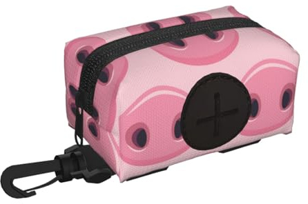 Nez de cochon mignon,Support de sacs à crottes Distributeur de sacs à déjections canines Fournitures pour animaux de compagnie