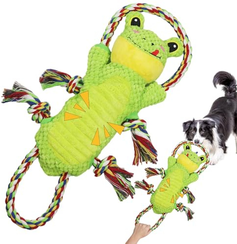 Hundleksak, hundleksak, oförstörbar, intelligensleksak för hundar, tuggleksak hund, pipleksak hund, klämleksak hund, klämleksak hundar för valpar, små, medelstora hundar, födelsedag, gosedjur