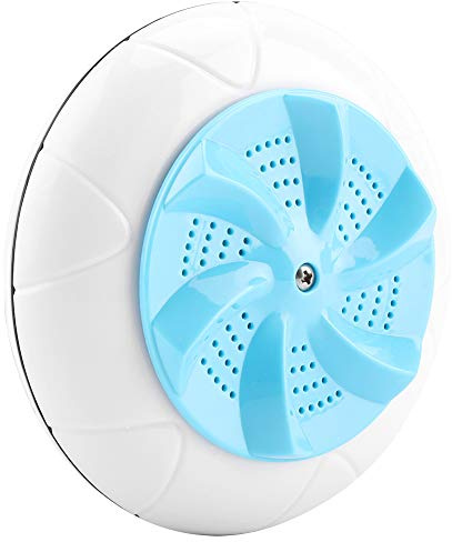 Taidda Mini Lavatrice Ad Ultrasuoni Lavatrice Portatile Silenziosa per Viaggi e Bambini, Strumento di Pulizia della Turbina capacità 1 Kg (BLUE)