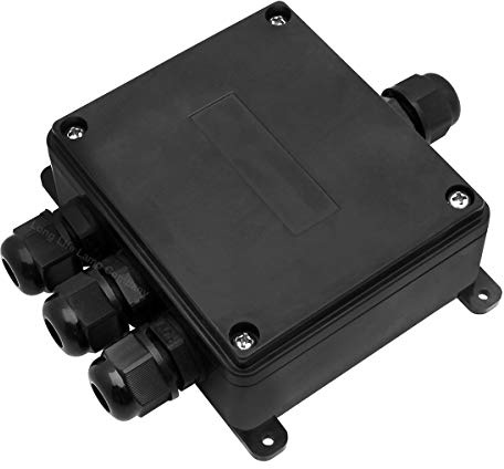Larger Waterproof Junction Box 4 Way Cable Connector IP68 Outdoor Wiring Can