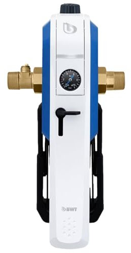 BWT Einhebel-Filter E1 HWS mit Druckminderer, 3/4, weiß-blau, 40384
