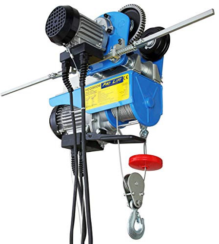Pro-Lift-Werkzeuge Elektrische Seilwinde mit elektrischer Laufkatze Tragkraft 300kg Motorwinde Elektrowinde Seilzug mit Fahrwerk Hebemaschinenwinde