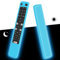Funda Silicona para Mando TCL RCA RC802N ARC802N YUI1 Antideslizante Carcasa de Protector Funda para Mando TCL Thomson 4K UHD Smart TV (Glow Blue)