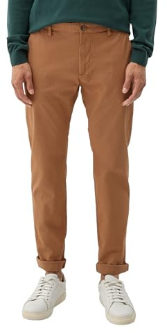 s.Oliver Mäns chinobyxor, slim fit, brown, 31/34