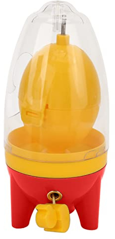 Egg Spinner, Hand Powered Egg White and Yolk Spin Mixer Portable Golden Egg Maker Manual Golden Egg Shakers Egg Homogenizer Egg Scrambler for Golden Egg Making(Red)
