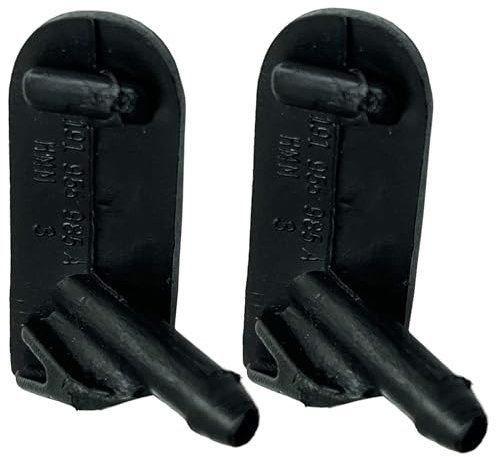 DEMULAX Erick's Wiper 2 Stück/Set Frontscheibenwischer-Waschdüsen-Sprühhauben-Flüssigkeitsdüsen, for VW, for Caddy, Corrado Derby, for Golf MK1 MK2 Scheibenwaschdüsen