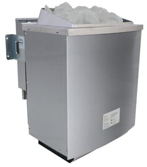 Karibu Sauanofen 9kW Bio-Saunaofen Kombiofen inkl. externer Steuerung und 18 kg Diabassteine Sparset 1