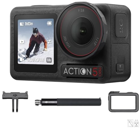 DJI Osmo Action 5 Pro Skiing Combo, 4K-Action-Cam für Skifahrer