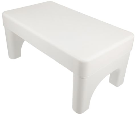 TOYANDONA Badhocker Toilettentritthocker Material Praktisch Und Langlebig Mit Fußstützen-design Für Komfortablen Gebrauch Im Badezimmer
