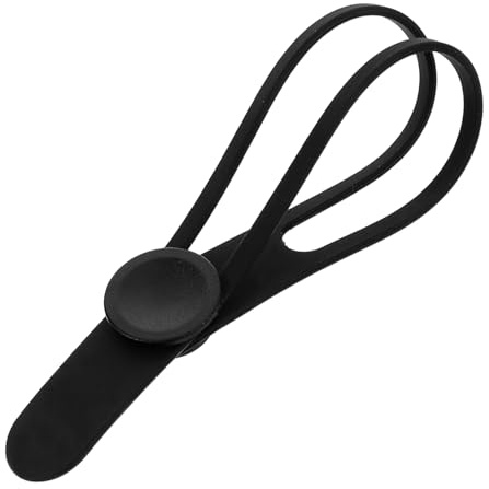 minkissy Silicone Umbrella Strap Adjustable Umbrella Tie Belt for Secure Parasol Storage Reusable Cable Bundlers Organizer with Buttons