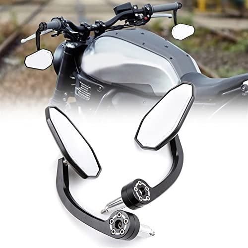 JGANRF Universal-Motorrad Für MT09 MT07 R1200GS Für CBR 600 Z1000 Z800 Lenkerendenspiegel 7/8 22 Mm Motorrad-Rückspiegel