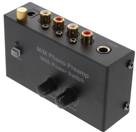 NUOBESTY Preamplificatore per Hi Fi con Rumore Audio Professionale Compatibile per Impianti Stereo