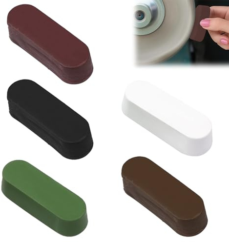 5 Pcs Buffing Polishing Compound,Knife Polishing Compounds,Stropping Compound-30g/pcs,Metal Polishing Paste for stainless steel products, steel, zinc, aluminum and other metals