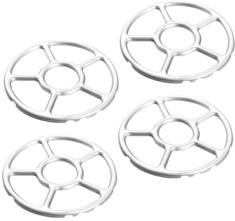 Ipetboom Support Pour Wok Antidérapant 4 Pièces Accessoires Pour Cuisinière à Gaz En Acier Inoxydable Compatible Types De Casseroles Cuisine Cuisson