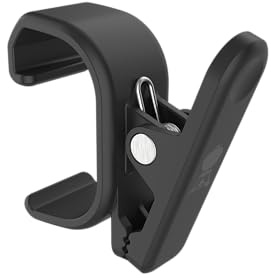 Weber Works Clip Set – Snap On/Set aus Zwei Clips, einfache Anbringung ans Works Leiste, zum Anhängen von Handschuhen & Küchentüchern - Schwarz (3401325)