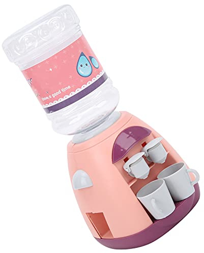 Aramox Mini Dispensador de Agua para Niños, Material ABS, Diseño de Simulación de Fuente de Agua, Juguete Educativo para Niños y Juegos de Simulación (Rosado)