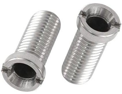 2-Pack Stainless Steel Sink Bolts & Threaded Screws - Compatible with Wash Basin Strainer, Drain Plug, and Sink Stopper Assembly
