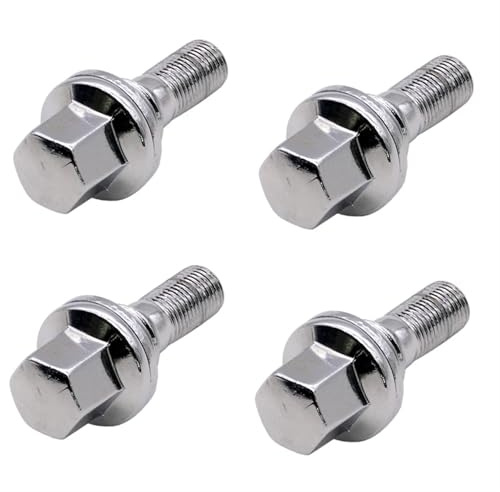 Boulons antivol de Roue pour Peugeot 1007, 206, 207, 307 et 308 ; Remplacement des boulons de Fixation de Roue et de roulement ; boulons de Pneu en Acier ; référence OEM : 9644576680