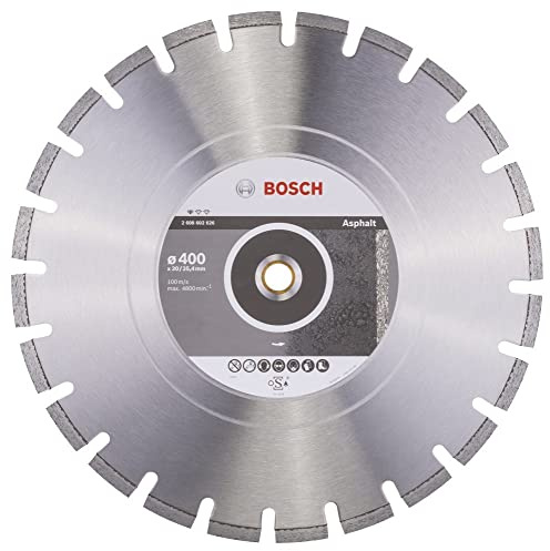 Bosch 2 608 602 626 - Disco tronzador de diamante Standard for Asphalt - 400 x 20/25,40 x 3,6 x 10 mm (pack de 1)