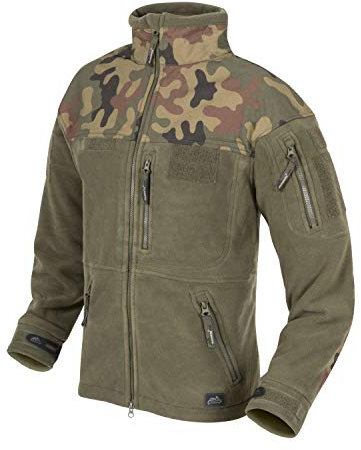 Helikon-Tex Infantry Jacke -Fleece- Olive Green/PL Woodland
