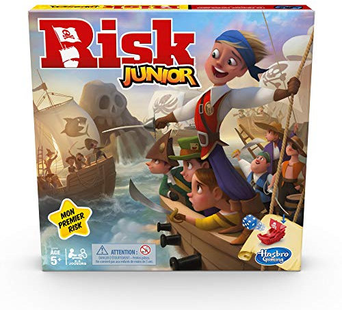 Hasbro Gaming Risk Junior, Einführung für Kinder in das Klassische Spiel, ab 5 Jahren (französische Version)