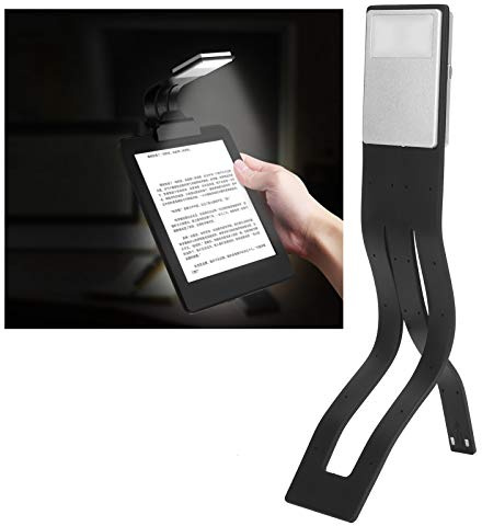 Buchleuchten Clip Leselampe, Buchlicht Tragbare Dimmbare LED Lesebuch 360 Grad Biegbare Halsleuchte Clip Lampe USB Wiederaufladbar für Home Office Reisen E-Books Papierbücher Augenschutz