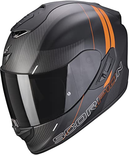 Scorpion EXO-1400 CARBON AIR DRIK Matt Black-Orange S