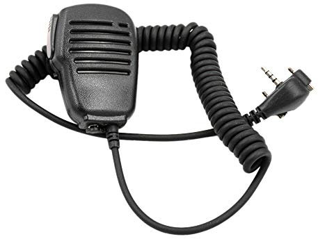 Baalaa - Microfono a spalla con microfono a mano con PTT per Vertex Standard Portatile Radio bidirezionale VX-231 EVX-531 VX-160 VX-168 VX-180