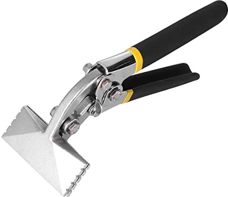 Hapivida Pinza per Piegare lamiere a Mano, Pinza per Piegare Multifunzionale, Pinza per Piegare e appiattire aggraffatura Strumento Manuale per lamiera(80mm Curved)