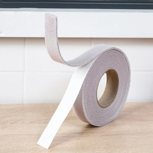 Burlete de sellado para ventana, cinta de espuma para burlete de ventana, 3 cm x 400 cm, para puertas correderas, ventanas y armarios (beige, 3 x 400 cm)