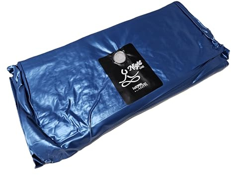 AQUA ROYAL Nightline Wasserkern Wasserbett-Matratze, Mesamoll II Vinyl (Beruhigung F100, Linke Seite für Wasserbett 180x200 cm)