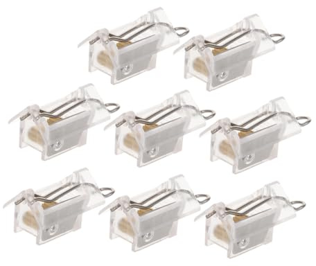 LIFKOME 8pcs Roman Blind Cord Locks for Bamboo Shades and Curtains, Window Blinds Accessories Made of Sturdy Pom, Easy Installation with Aesthetic Design for Household Window Treatments